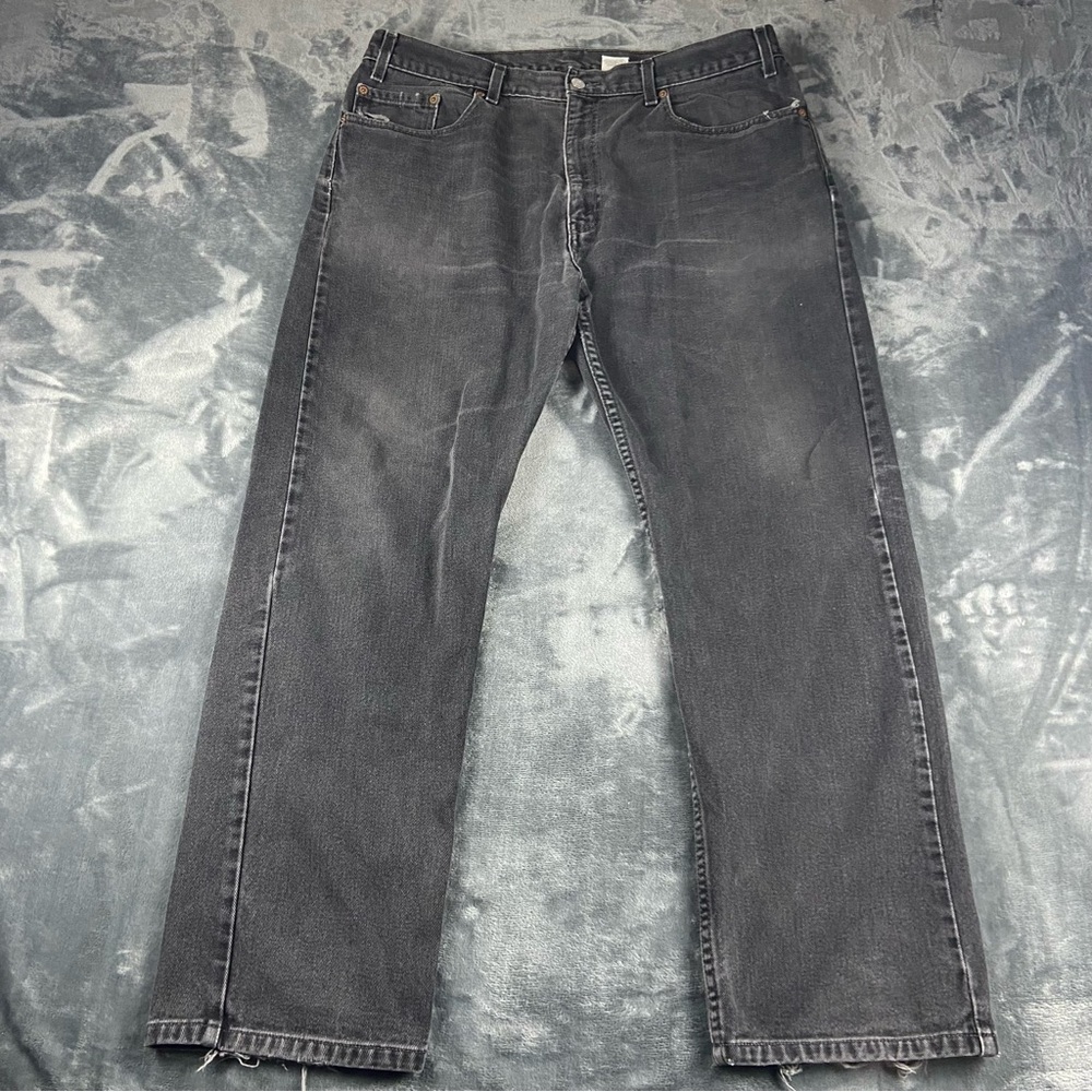 Vintage Levi's 505 Jeans Black Denim Men’s 38x30 Fits 37x28.5